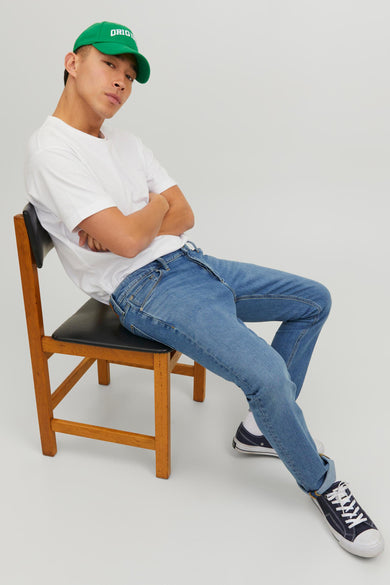 Slim jeans - mid blue denim