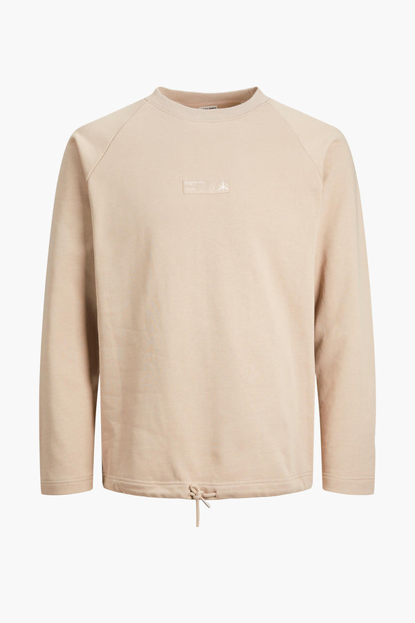 Sweater met ronde hals Beige - CORE BY JACK & JONES