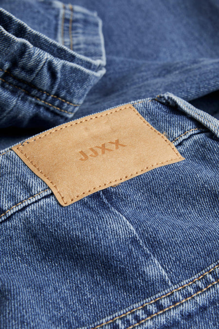 Jean &agrave; coupe droite - bleu