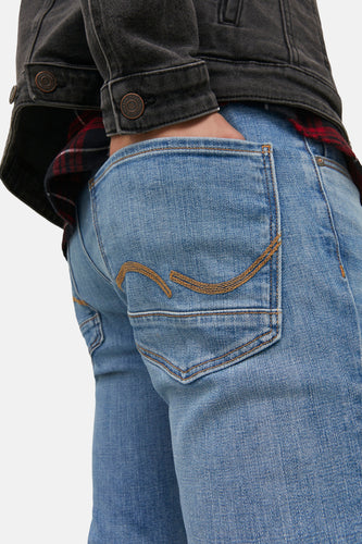 Jeans slim light blue denim - JACK & JONES JEANS INTELLIGENCE - JACK & JONES JEANS INTELLIGENCE