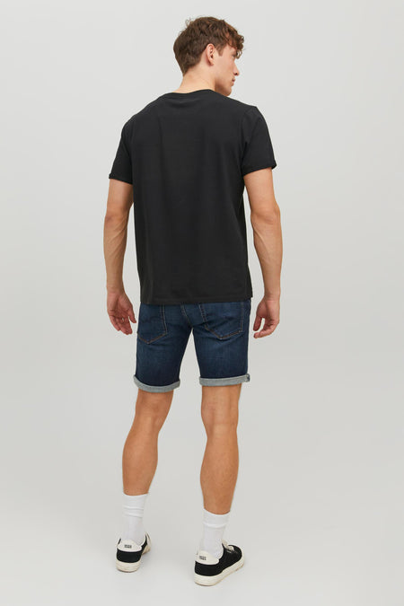 Short - mid blue denim
