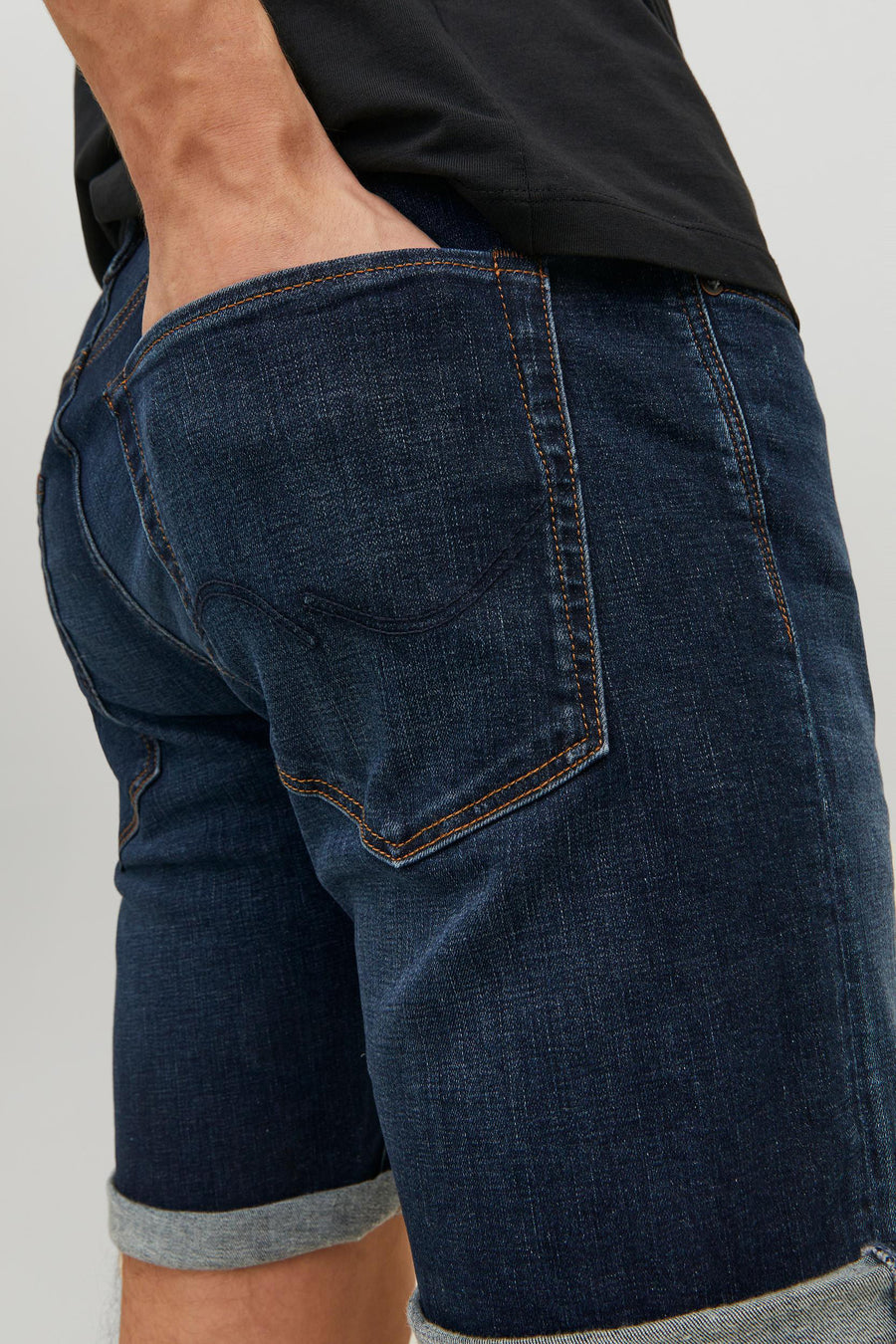 Short - mid blue denim