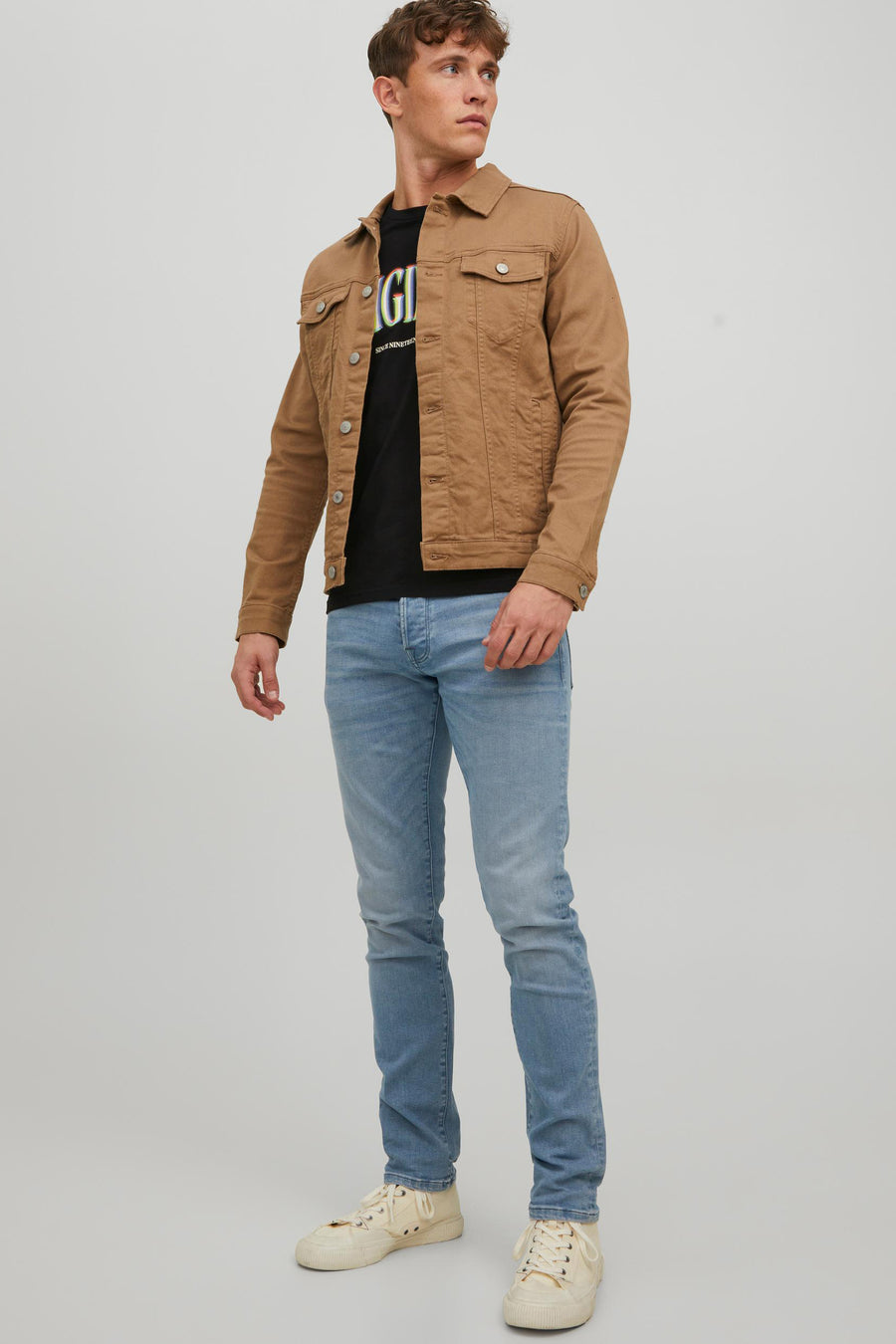 Slim jeans - mid blue denim