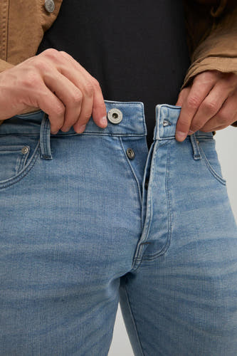 Slim jeans - mid blue denim
