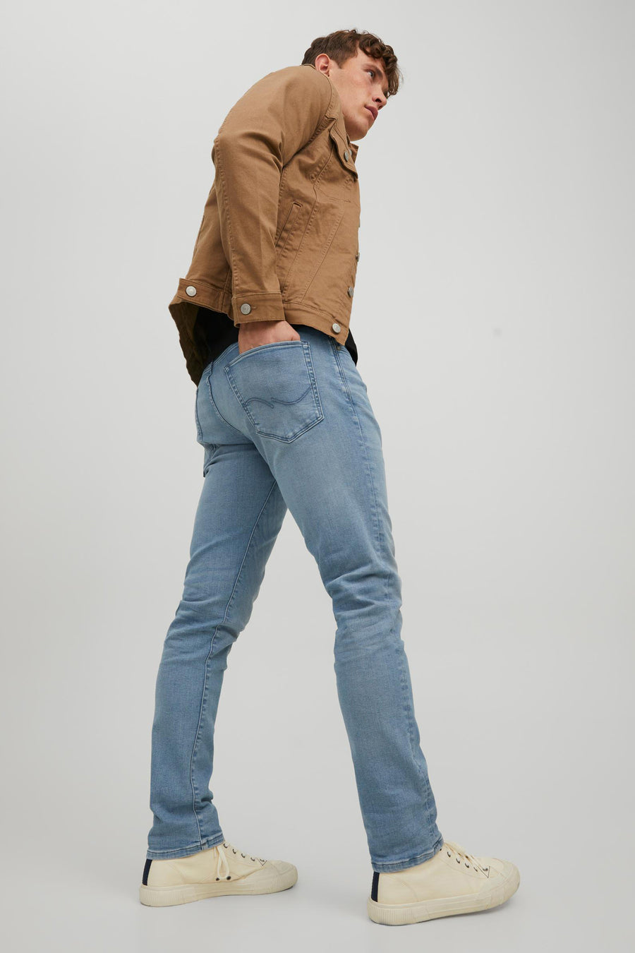 Slim jeans - mid blue denim