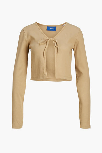 Top uni manche longue Beige - JJXX