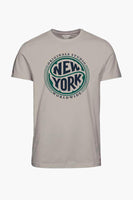 T-shirt (manches courtes) Écru - ORIGINALS BY JACK & JONES