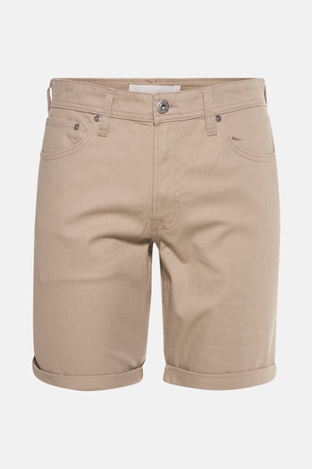 Short beige de JACK & JONES JEANS INTELLIGENCE, avec des poches et des poches rabattues.