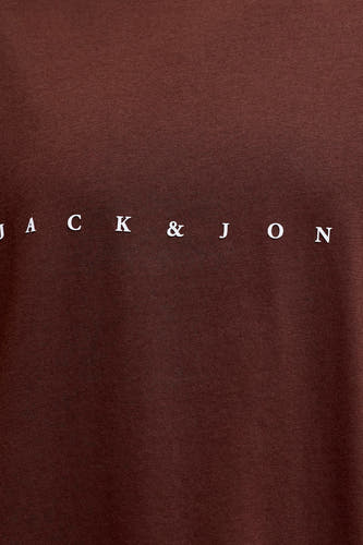 T-shirt (korte mouwen) bruin - ORIGINALS BY JACK & JONES