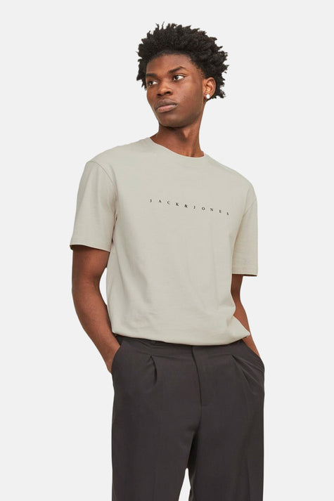 T-shirt (korte mouwen) Ecru - ORIGINALS BY JACK & JONES