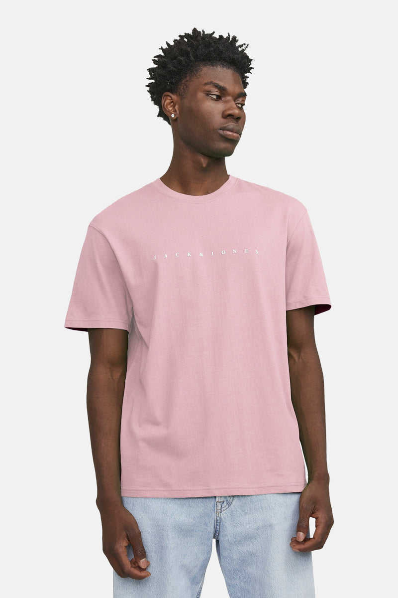 T-shirt (korte mouwen) Roze - ORIGINALS BY JACK & JONES