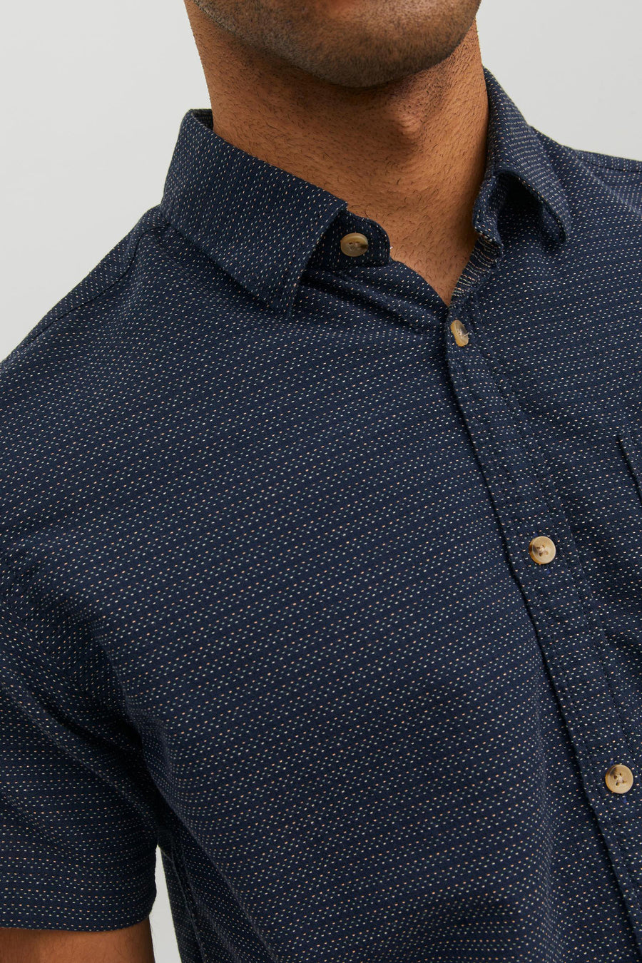 Hemd met korte mouwen - blauw