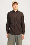 Chemise (manches longues) Brun - ORIGINALS BY JACK & JONES