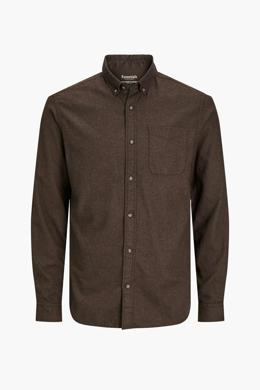 Chemise à manches longues - brun - ORIGINALS BY JACK & JONES