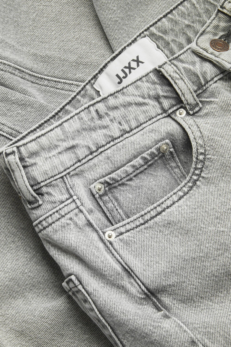 Mom jeans - light grey denim - JJXX