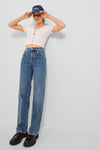 Jeans straight Mid blue denim - JJXX