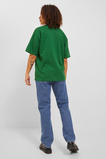 Straight jeans - mid blue denim