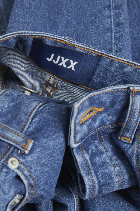 Straight jeans - mid blue denim