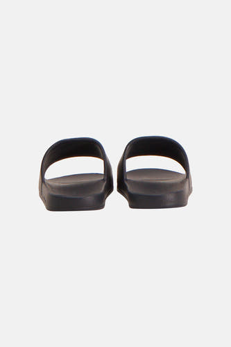 Tongs gris ACCESSORIES BY JACK & JONES, vue arrière avec texture mate.