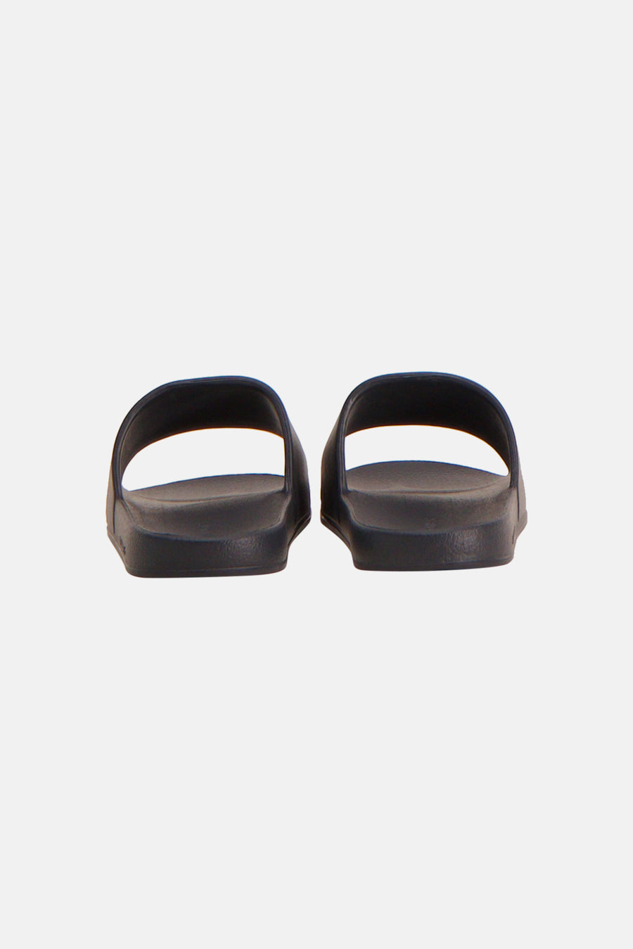 Tongs gris ACCESSORIES BY JACK & JONES, vue arrière avec texture mate.