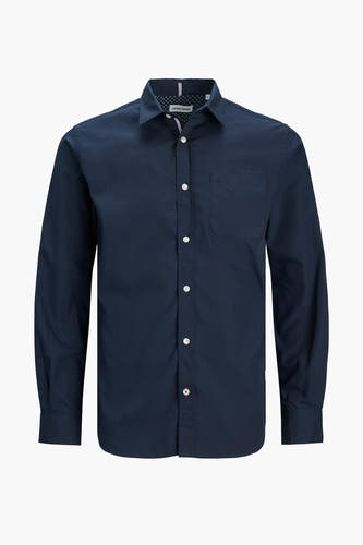 Hemd met lange mouwen - blauw