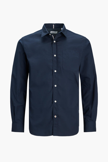Hemd met lange mouwen - blauw