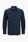Hemd met lange mouwen - blauw