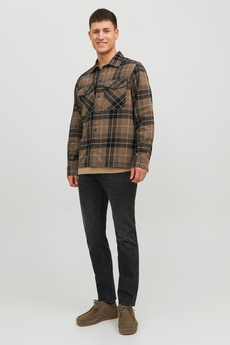 Tapered jeans - black denim