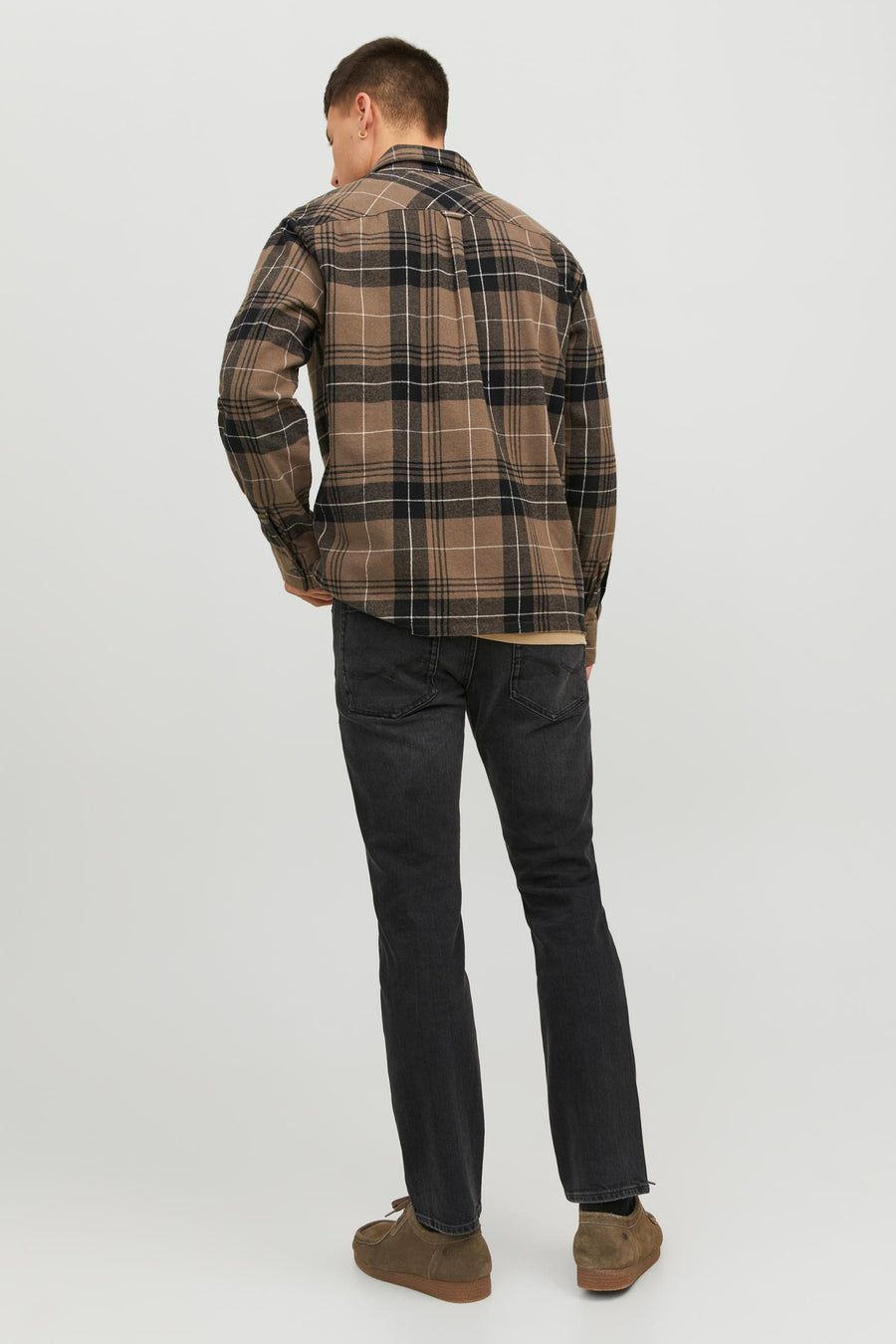 Tapered jeans - black denim