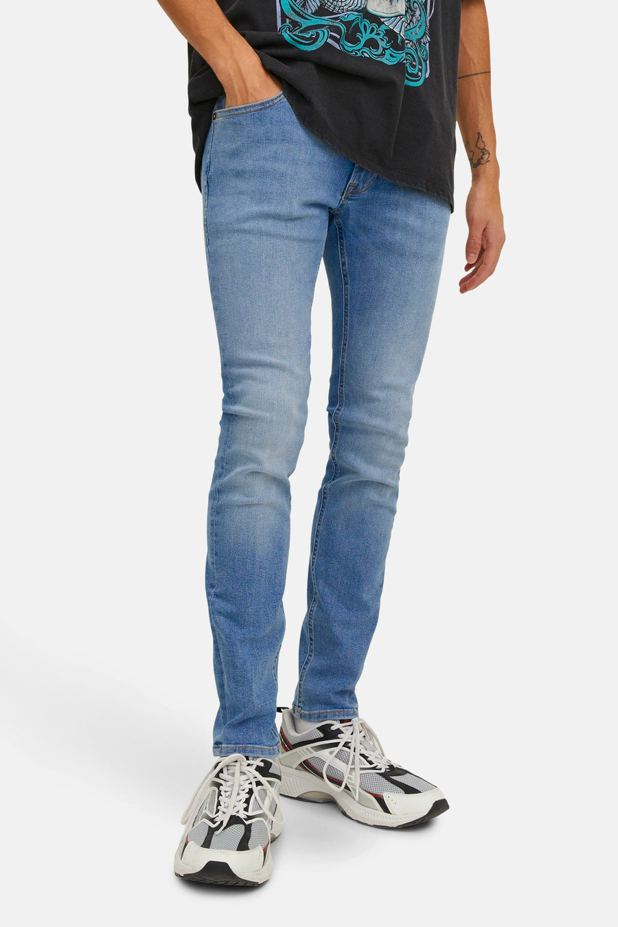 Jeans skinny light blue denim - JACK & JONES JEANS INTELLIGENCE