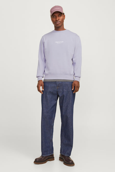 Sweater met ronde hals Paars - ORIGINALS BY JACK & JONES