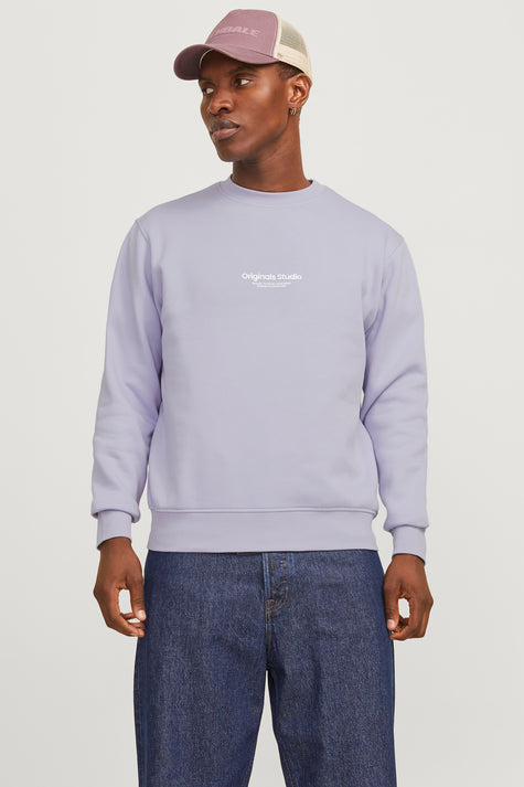 Sweater met ronde hals Paars - ORIGINALS BY JACK & JONES