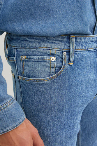 Straight jeans - mid blue denim