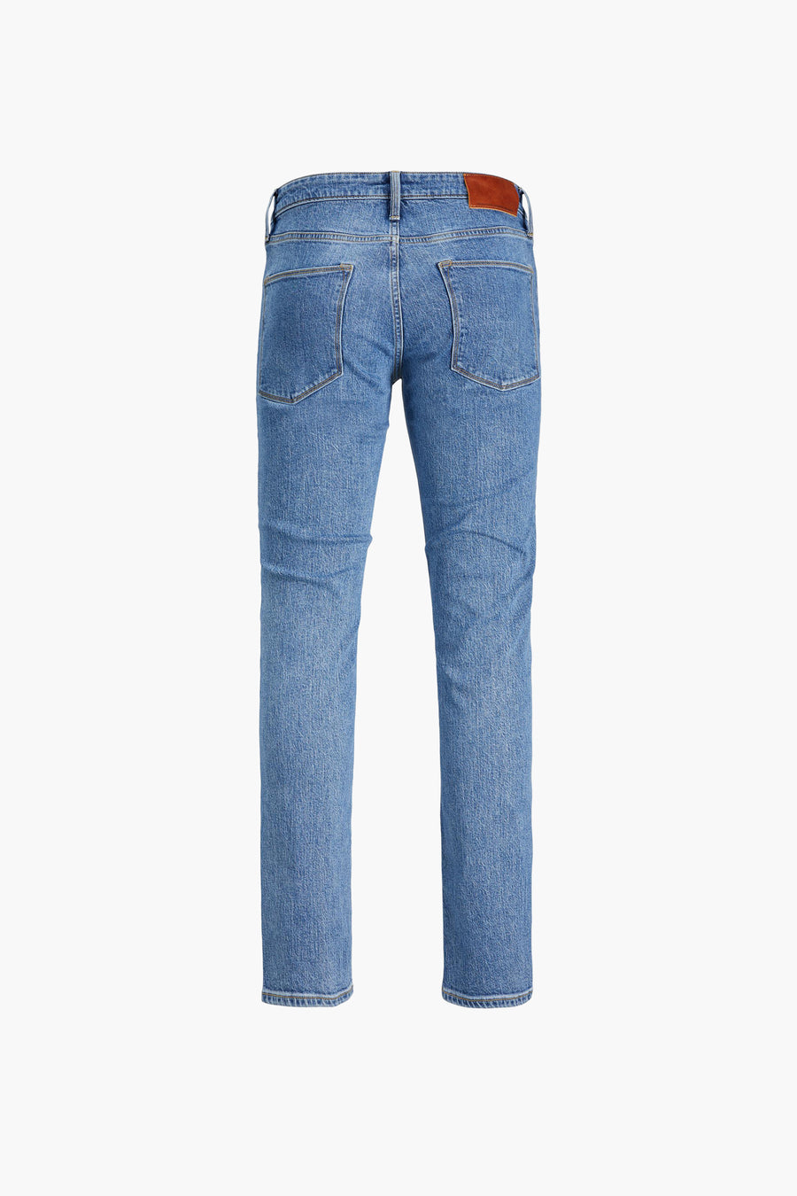 Straight jeans - mid blue denim