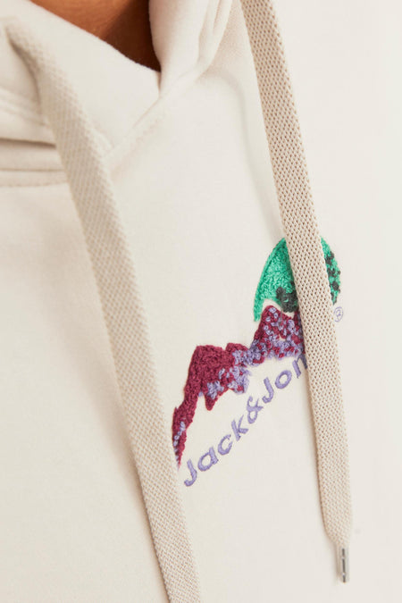 Sweater met kap Ecru - ORIGINALS BY JACK & JONES