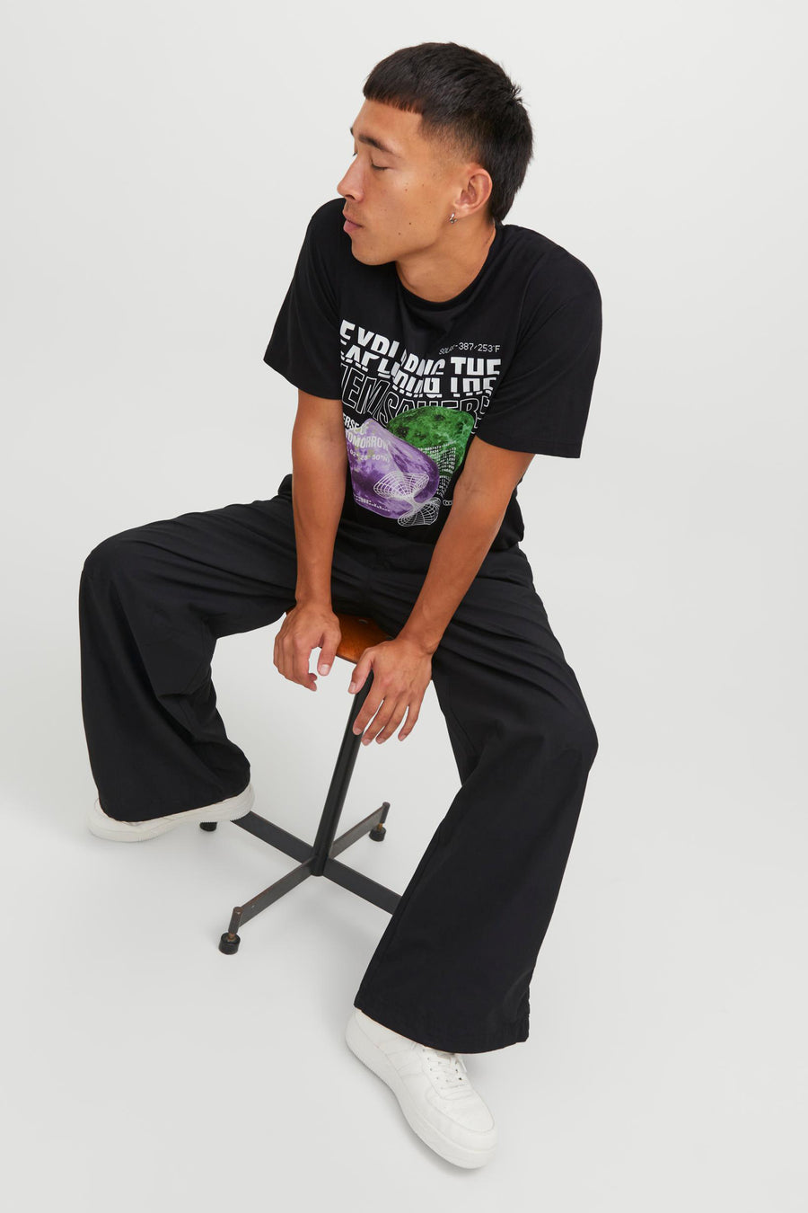 T-shirt - zwart