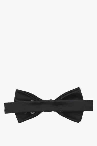 Zwart strikje van ACCESSORIES BY JACK & JONES, met een subtiele textuur.