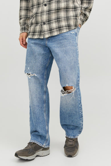 Wide jeans - mid blue denim