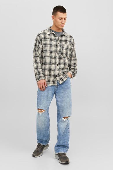 Wide jeans - mid blue denim