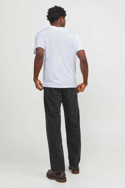 T-shirt (korte mouwen) Wit - ORIGINALS BY JACK & JONES