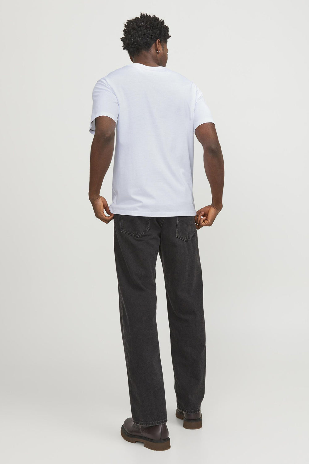 T-shirt (korte mouwen) Wit - ORIGINALS BY JACK & JONES