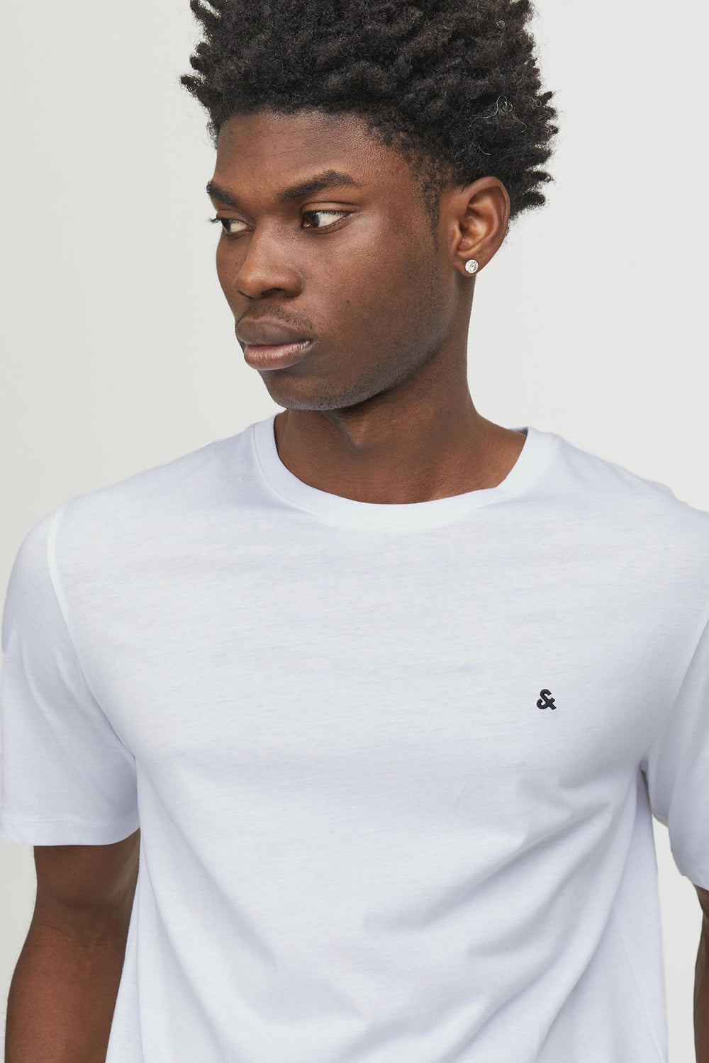 T-shirt (korte mouwen) Wit - ORIGINALS BY JACK & JONES