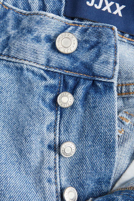 Straight jeans - mid blue denim