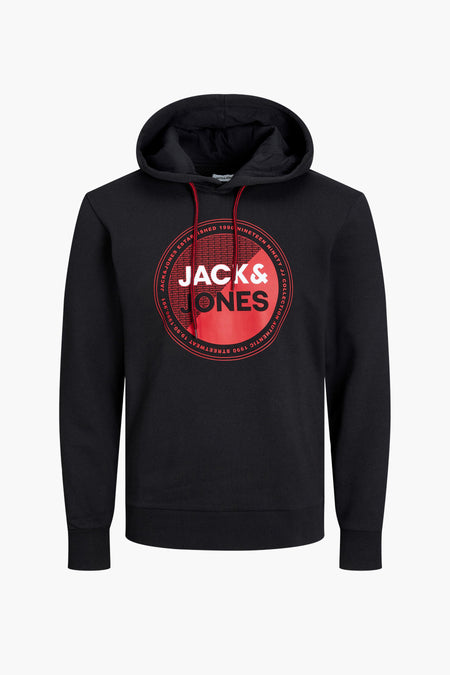 Sweater met kap Zwart - CORE BY JACK & JONES