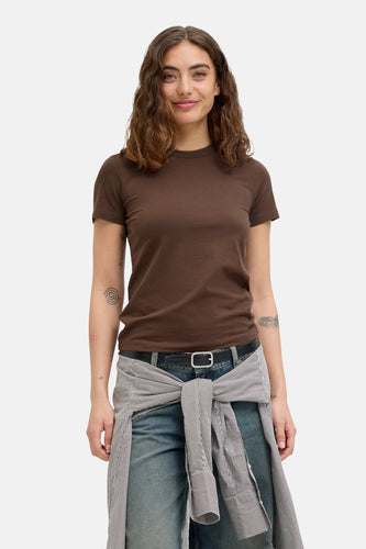 T-shirt met korte mouwen - bruin - JJXX