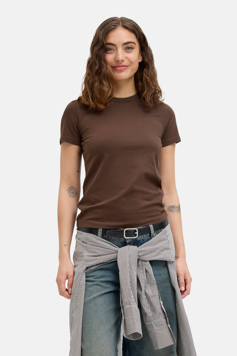 T-shirt met korte mouwen - bruin