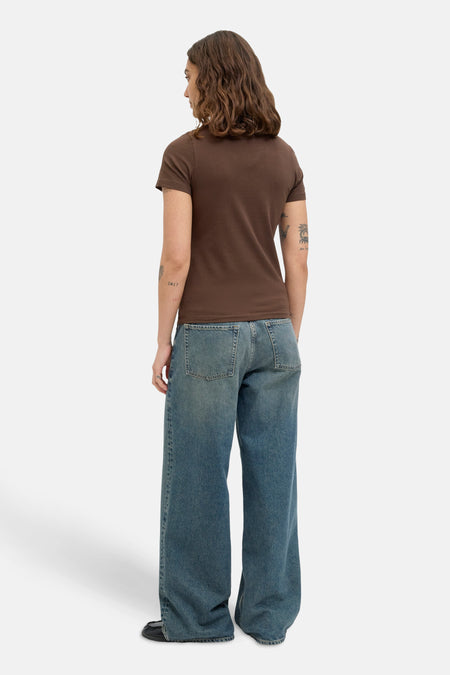 T-shirt met korte mouwen - bruin