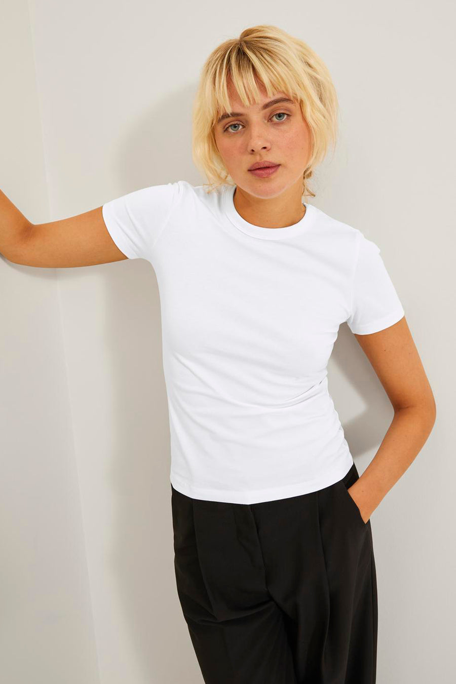 T-shirt met korte mouwen - wit - JJXX