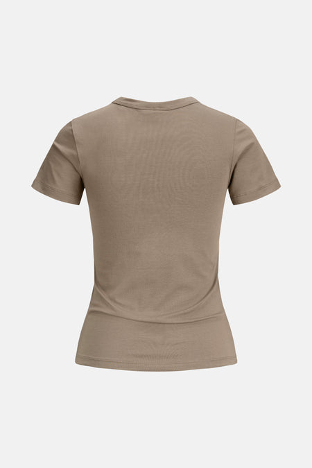 Top uni manche courte brun - JJXX