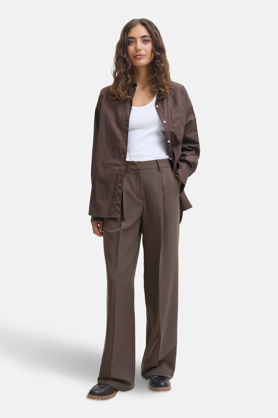 Kostuumbroek - bruin - JJXX - 2